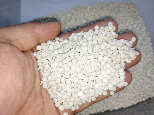 莆田白色HDPE再生塑料颗粒