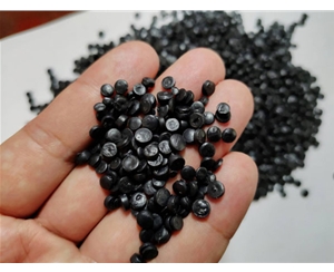莆田黑色HDPE再生管道颗粒料